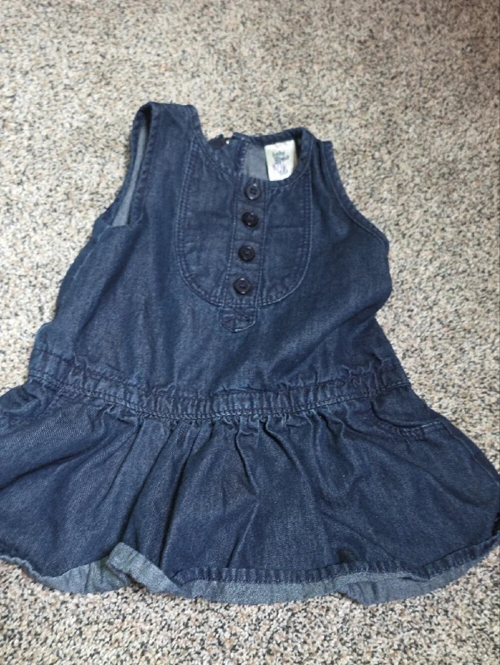 Carter's Mixed Lot Tanks And Rompers One Baby Bgosh Jean Dress